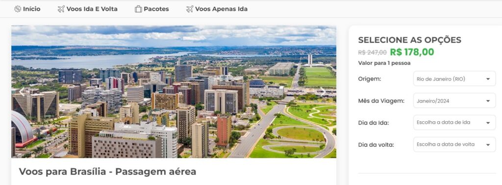 ofertas Brasília