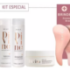 Kit completo de tratamento para cabelos com frizz